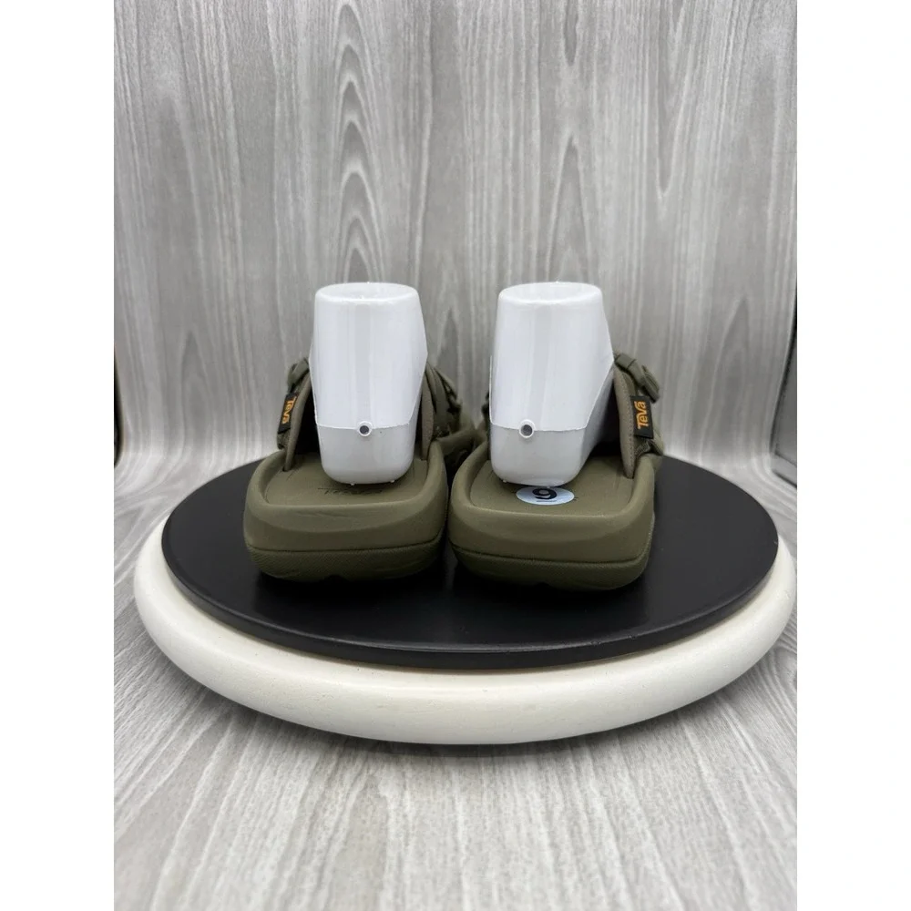 Teva Hurricane Verge Mens Size 10 Olive Green Slip On Slide Sandals 1136230 NEW